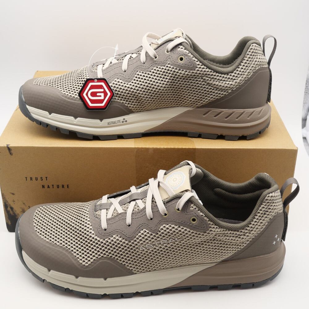 New Astral Men's 12 TR1 Mesh 2.0 Trial Hiking Water Shoes Soil Taupe Minimalist - Picture 2 of 9